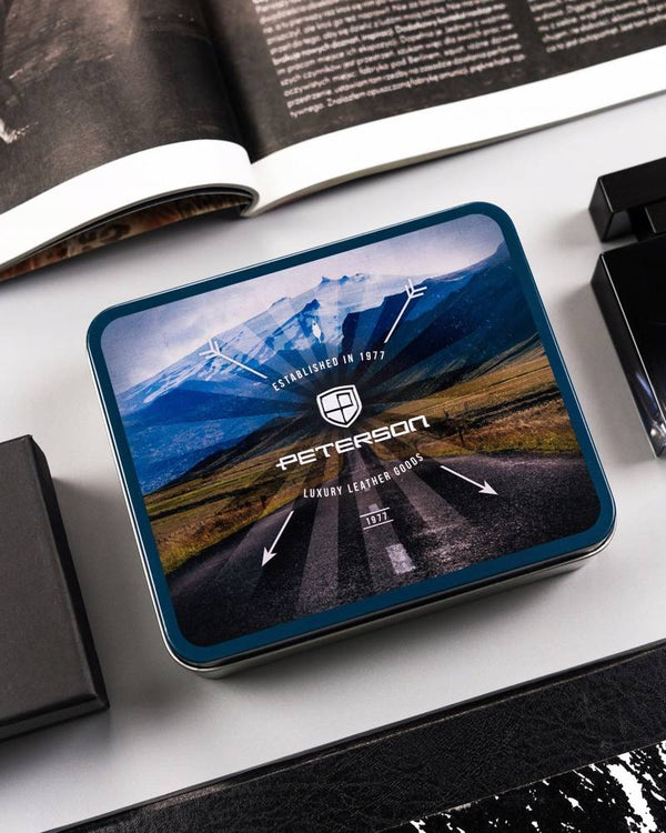 Natūralios odos piniginė vyrams Peterson PT190 S929