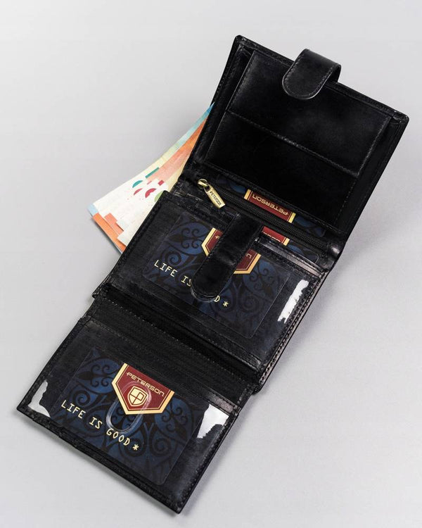 Natūralios odos piniginė vyrams Peterson PT190 S929