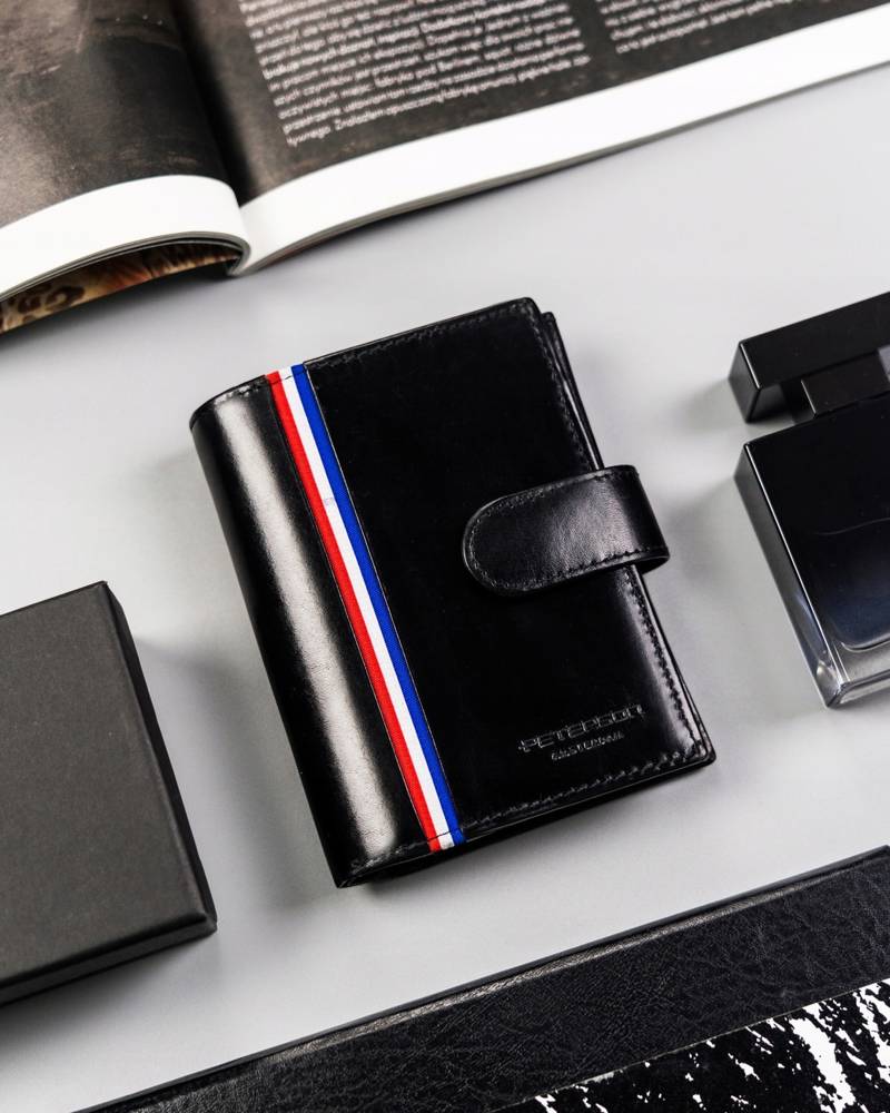 Natūralios odos piniginė vyrams Peterson PT193 S926