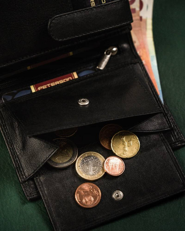 Natūralios odos piniginė vyrams Peterson PT196 S923