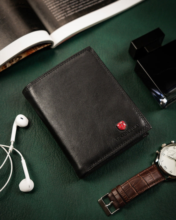 Natūralios odos piniginė vyrams Peterson PT211 S905