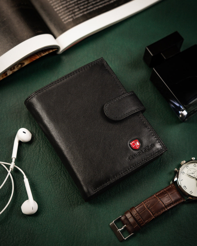 Natūralios odos piniginė vyrams Peterson PT212 S904