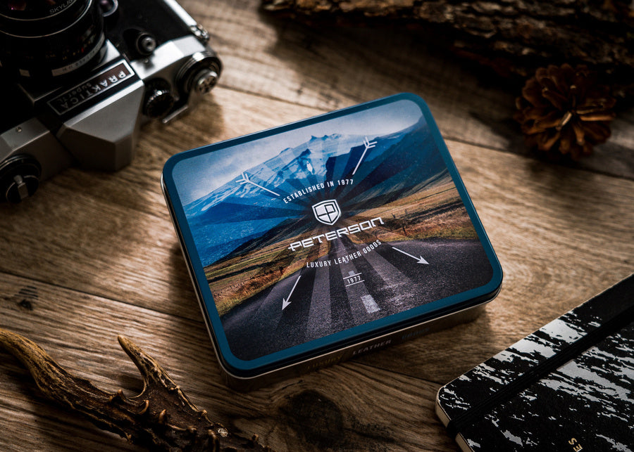 Natūralios odos piniginė vyrams Peterson PT21 S907