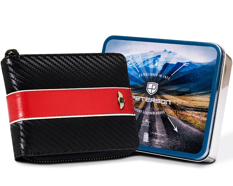 Natūralios odos piniginė vyrams Peterson PT230 S884