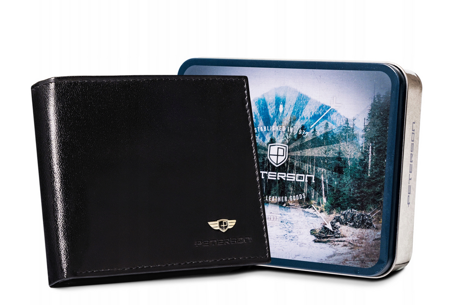 Natūralios odos piniginė vyrams Peterson PT240 S873