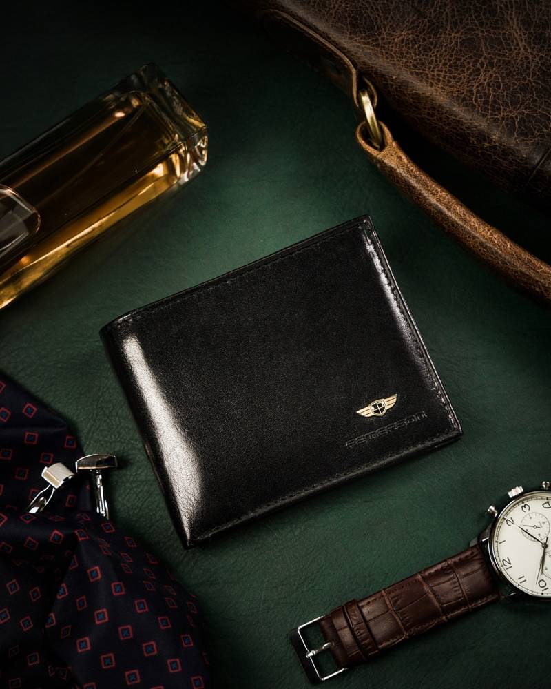 Natūralios odos piniginė vyrams Peterson PT248 S865