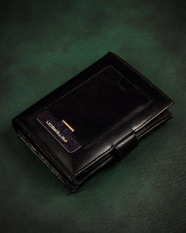 Natūralios odos piniginė vyrams Peterson PT249 S864