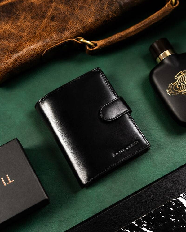 Natūralios odos piniginė vyrams Peterson PT258 S854