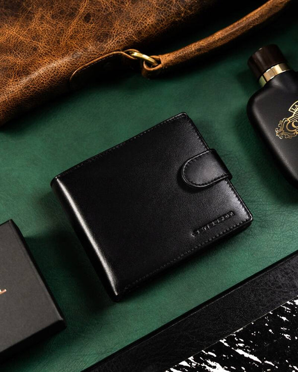 Natūralios odos piniginė vyrams Peterson PT261 S850