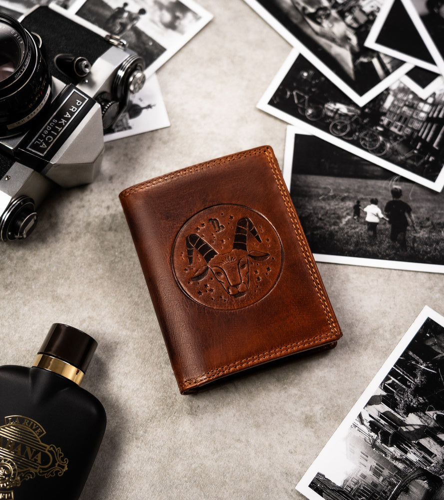 Natūralios odos piniginė vyrams Peterson PT262 S849