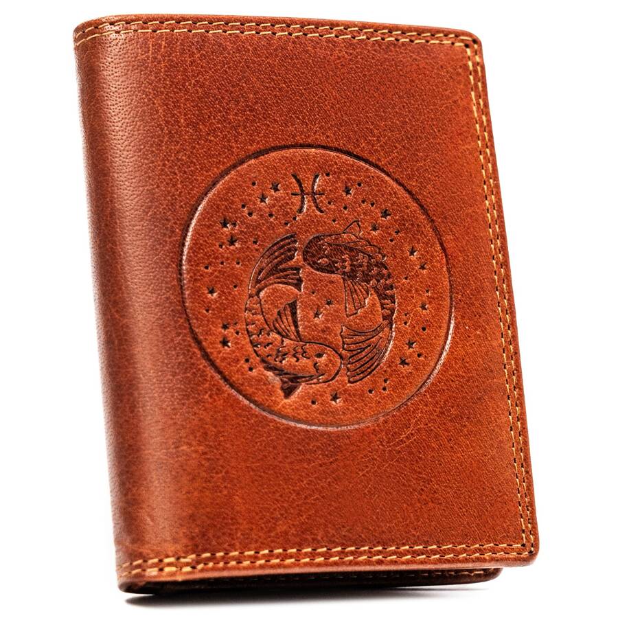 Natūralios odos piniginė vyrams Peterson PT264 S847