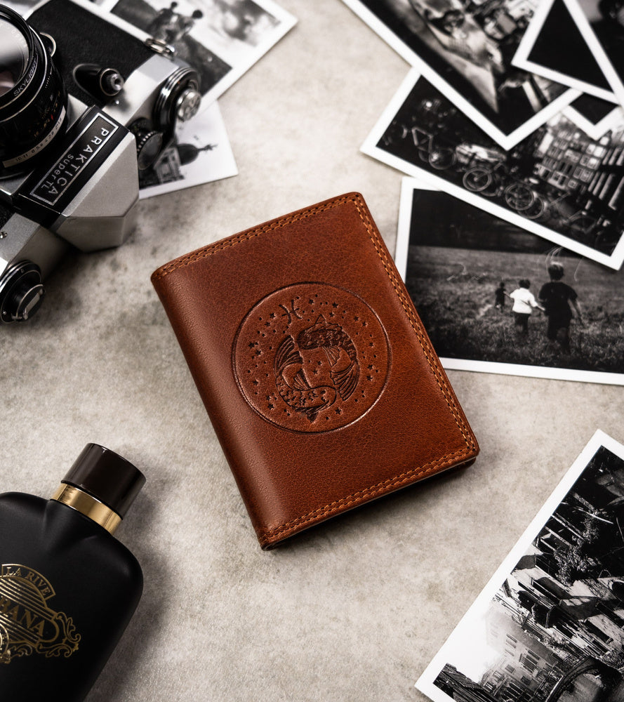 Natūralios odos piniginė vyrams Peterson PT264 S847