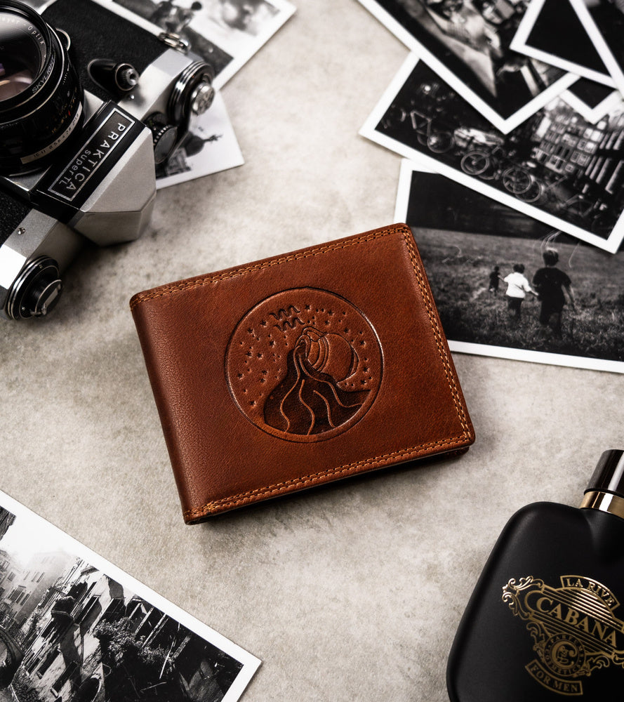 Natūralios odos piniginė vyrams Peterson PT275 S835