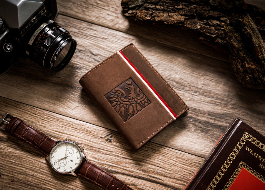 Natūralios odos piniginė vyrams Peterson PT27 S841