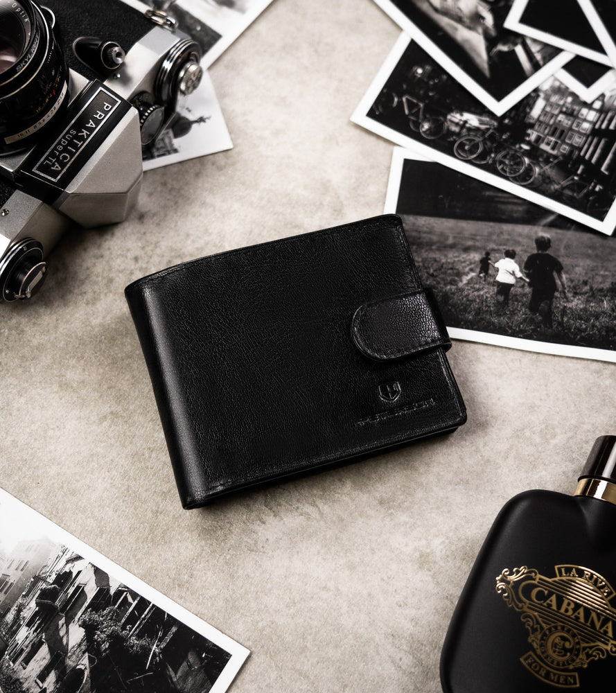 Natūralios odos piniginė vyrams Peterson PT289 S820