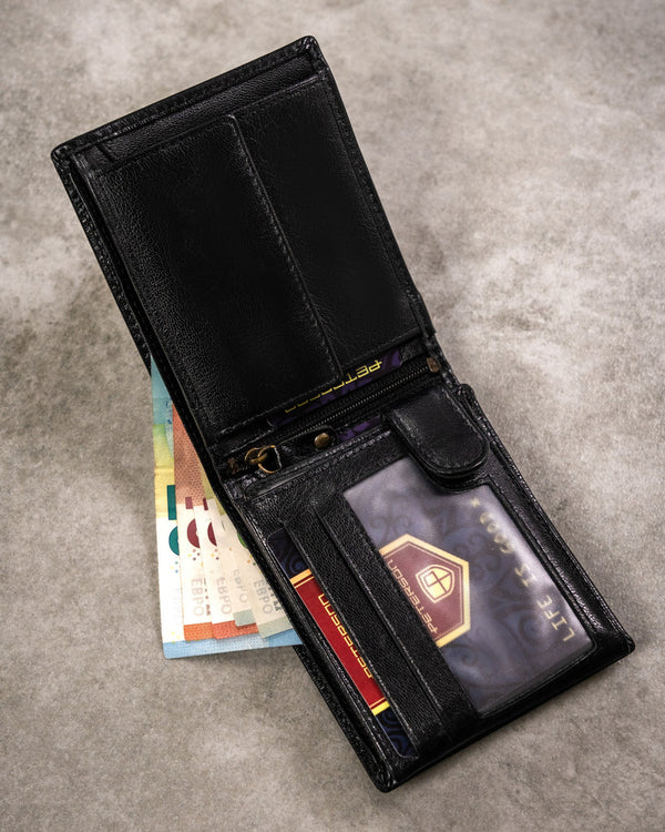 Natūralios odos piniginė vyrams Peterson PT294 S814