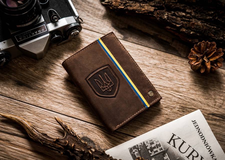 Natūralios odos piniginė vyrams Peterson PT52 S763