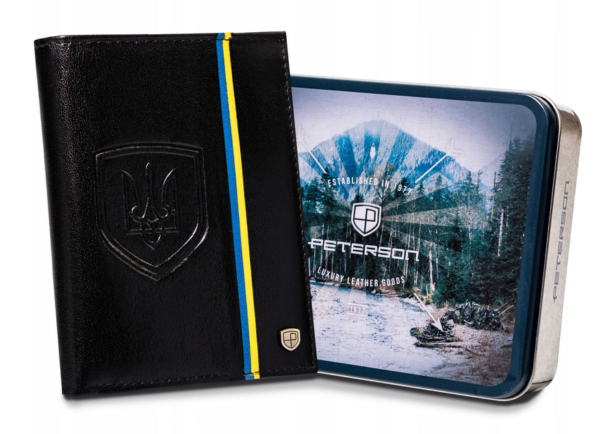 Natūralios odos piniginė vyrams Peterson PT53 S762