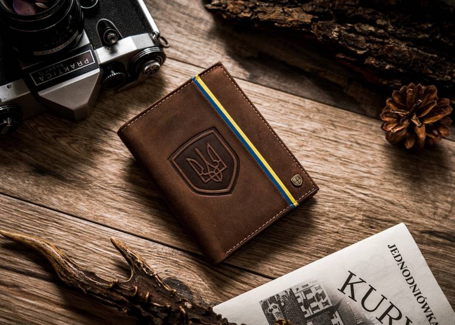 Natūralios odos piniginė vyrams Peterson PT71 S742