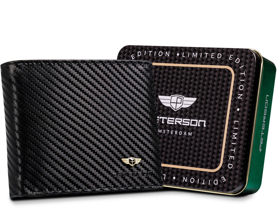 Natūralios odos piniginė vyrams Peterson PT80 S732