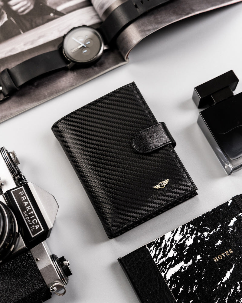 Natūralios odos piniginė vyrams Peterson PT85 S727