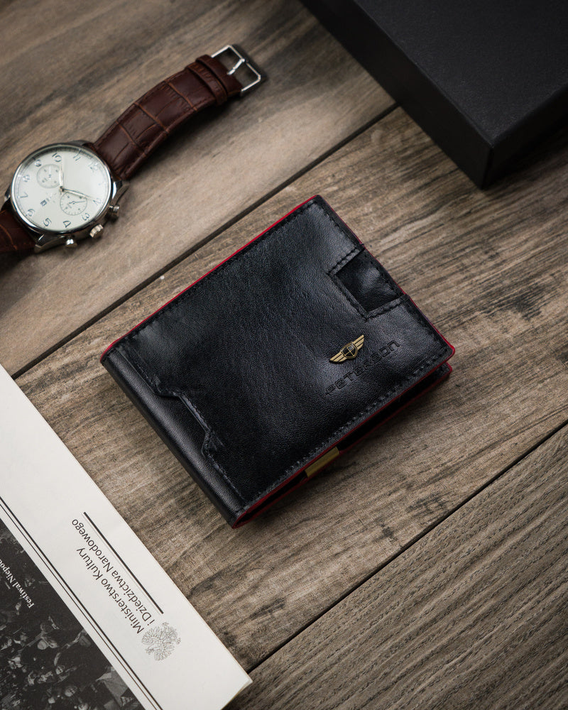 Natūralios odos piniginė vyrams Peterson PT92 S719