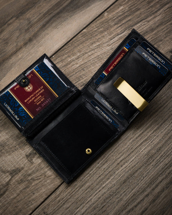 Natūralios odos piniginė vyrams Peterson PT93 S718