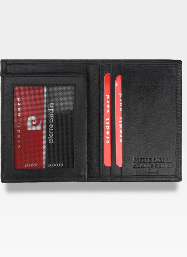 Natūralios odos piniginė vyrams Pierre Cardin MP01 313, juoda S711