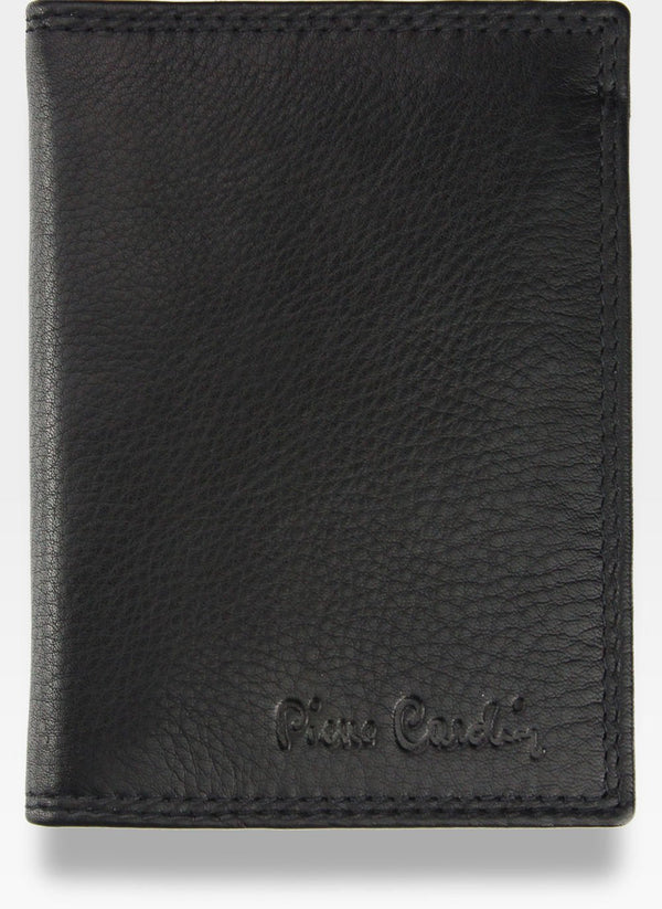 Natūralios odos piniginė vyrams Pierre Cardin MP01 313, juoda S711