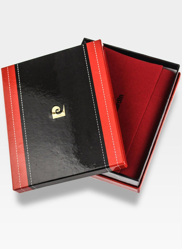 Odinė vyriška piniginė Pierre Cardin Tilak39 1813 juoda S701