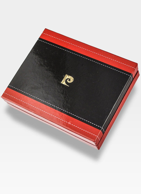 Odinė vyriška piniginė Pierre Cardin Tilak39 1813 juoda S701