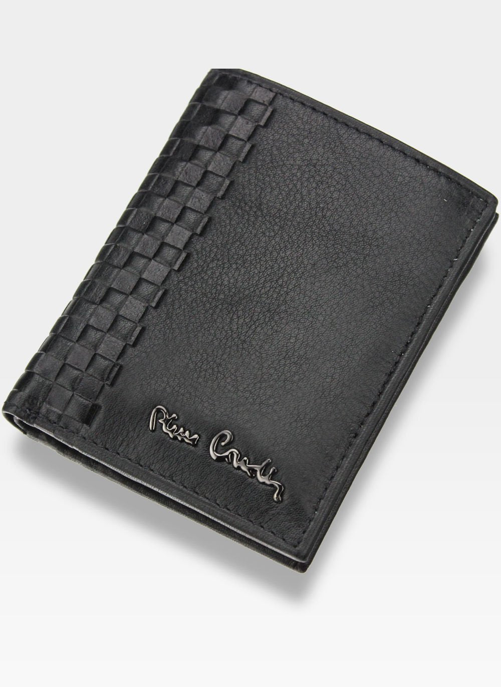 Odinė vyriška piniginė Pierre Cardin Tilak39 1813 juoda S701