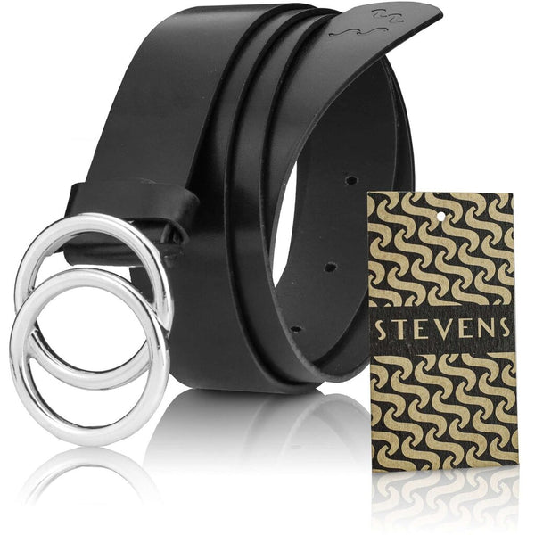 Odinis diržas moterims Stevens Layla, juodas