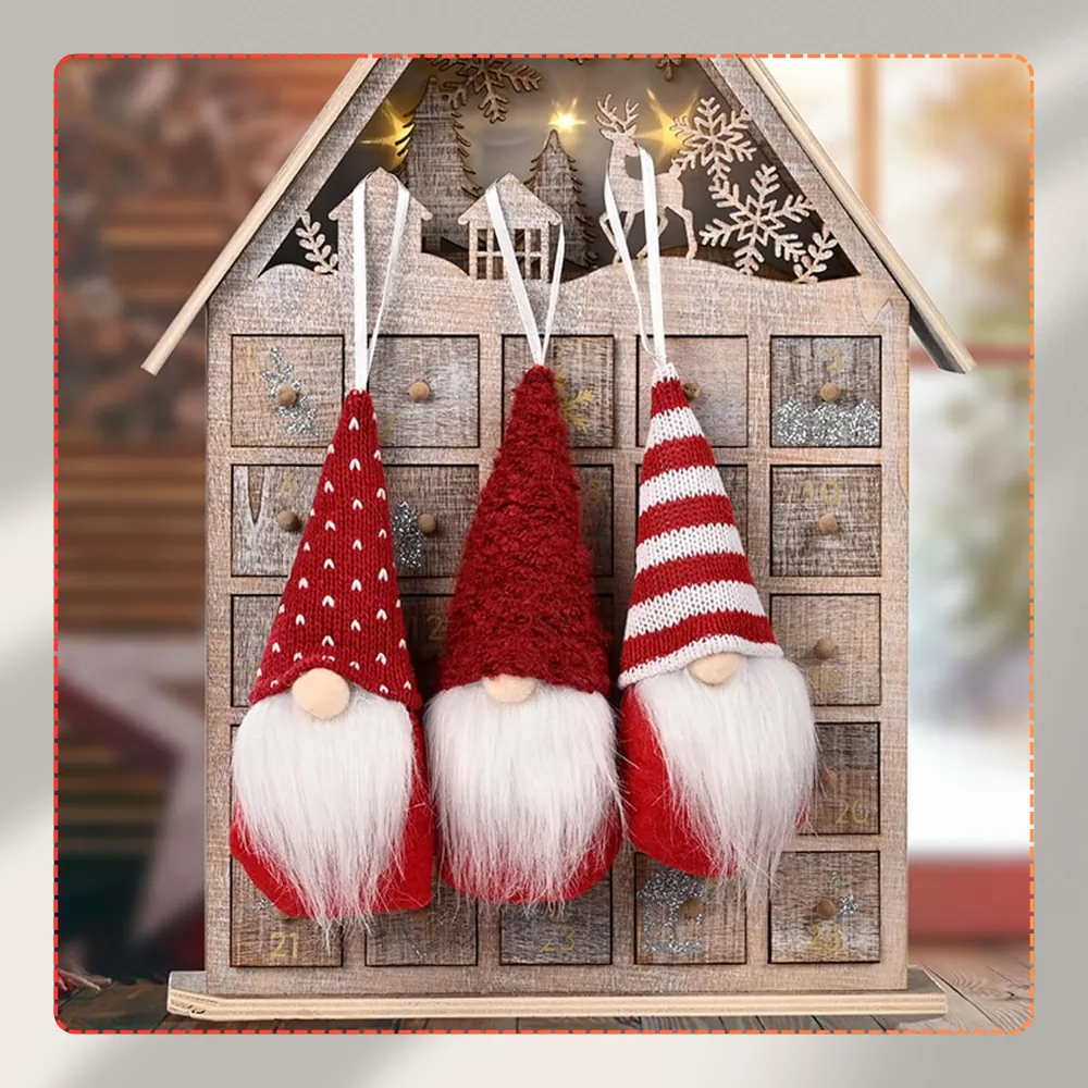 Pakabinami nykštukai 3 vnt L15, raudoni