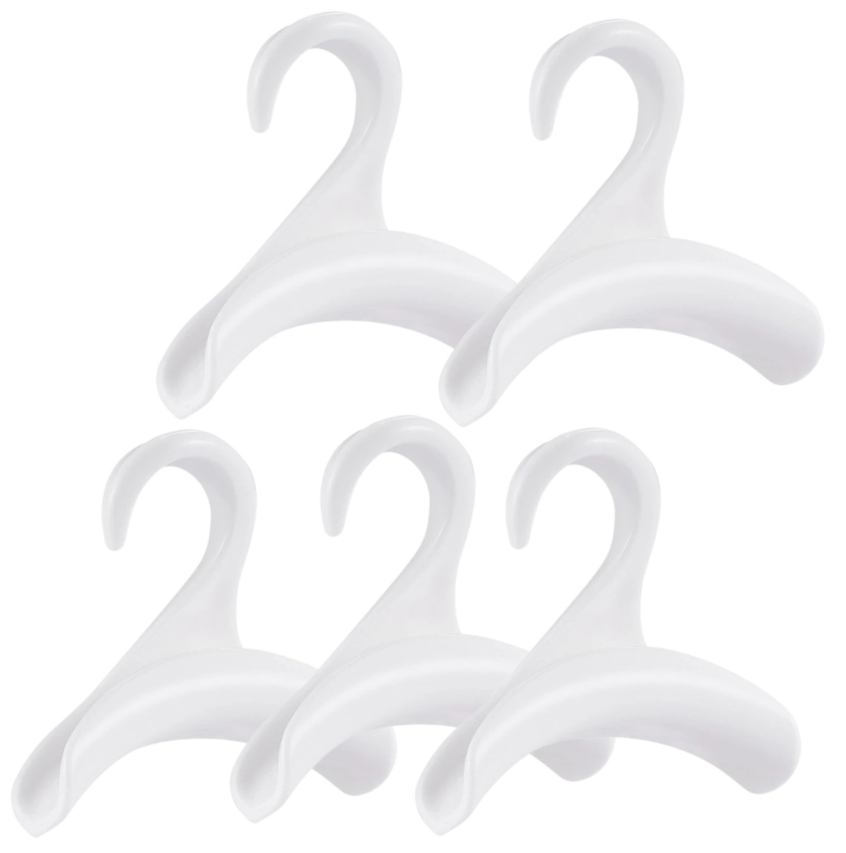 Pakabos rankinėms 5 vnt M7, baltos R428