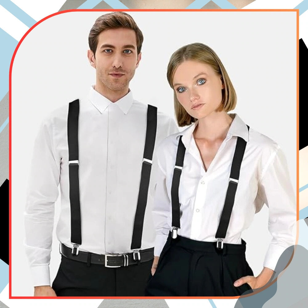 Petnešos kelnėms, juodos, su varlyte