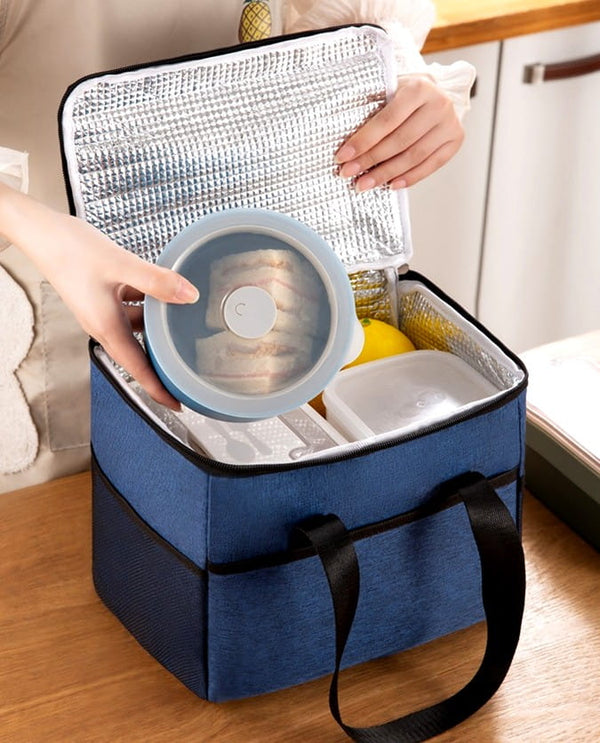 Pietų dėžutė, termoizoliacinė, talpi