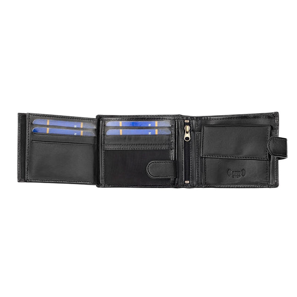 Piniginė Luxury 616 RFID, juoda S698