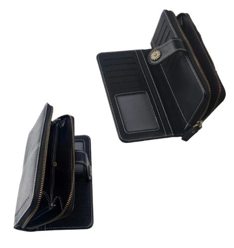 Piniginė moterims A30 juoda D952