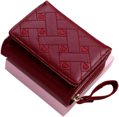 Piniginė moterims E25 raudona D934