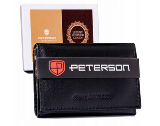 Piniginė moterims Peterson D20, juoda D828