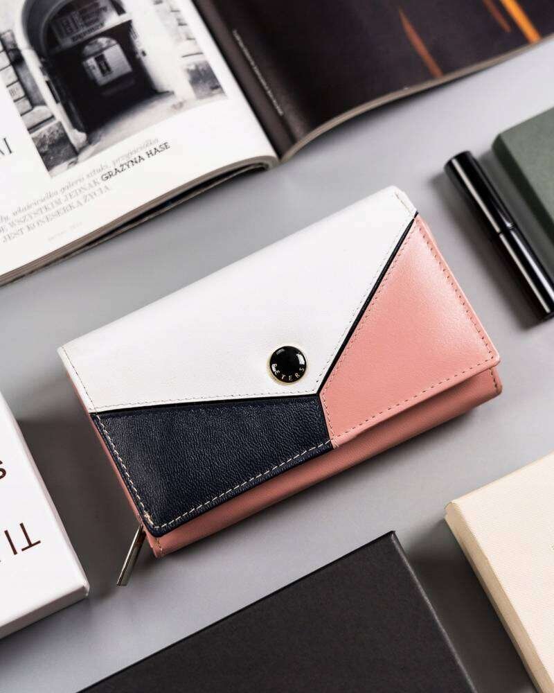 Piniginė moterims Peterson DF21 rožinė D826