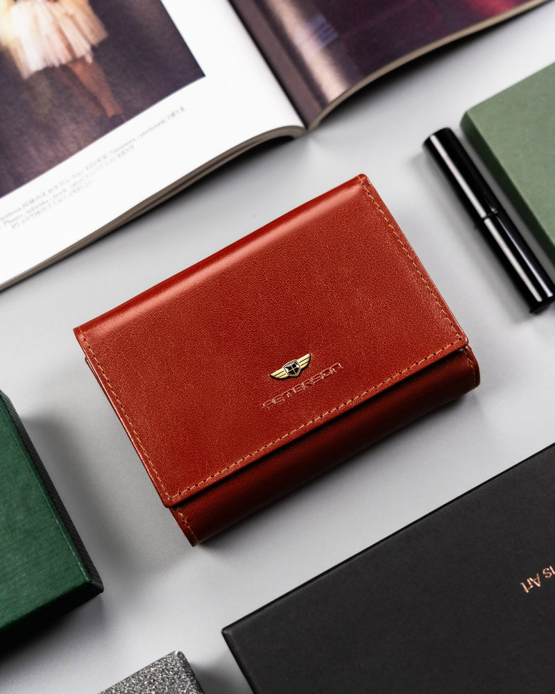 Piniginė moterims Peterson P285, ruda D612
