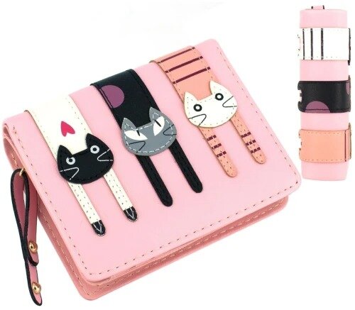 Piniginė moterims S38 rožinė N102