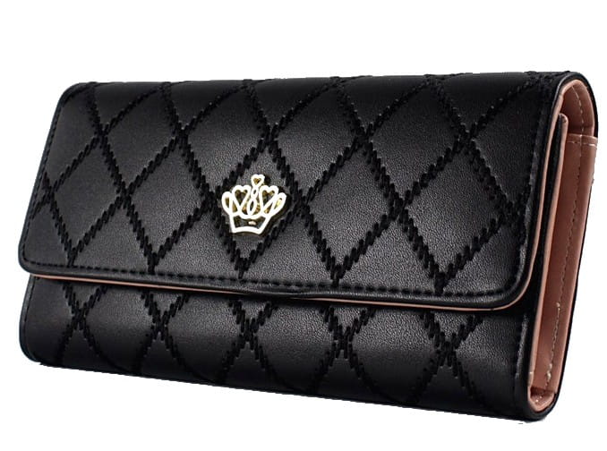 Piniginė moterims T6 juoda D46