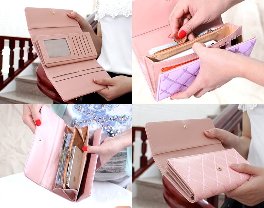 Piniginė moterims T6 juoda D46