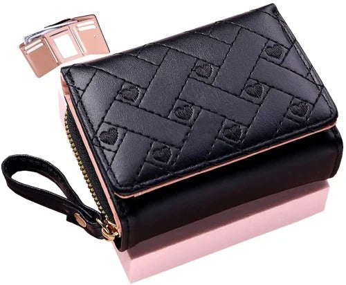 Piniginė moterims V25 juoda D41