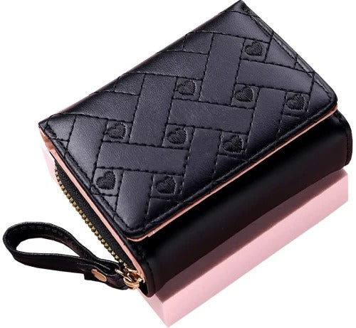 Piniginė moterims V25 juoda D41