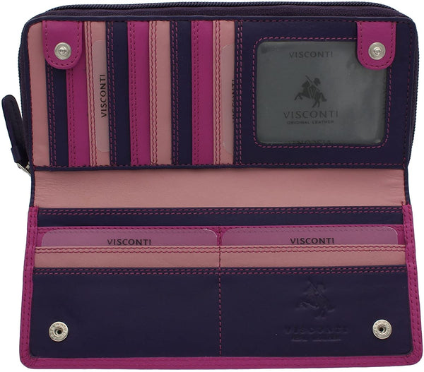 Piniginė moterims Visconti RB55 Berry Multi D28