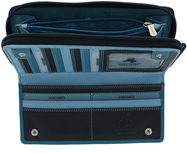 Piniginė moterims Visconti RB55, mėlyna D26